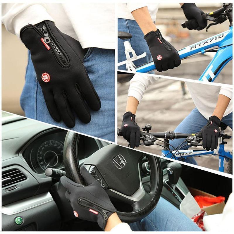 Cycling Running Driving Gloves Warm Thermal Gloves