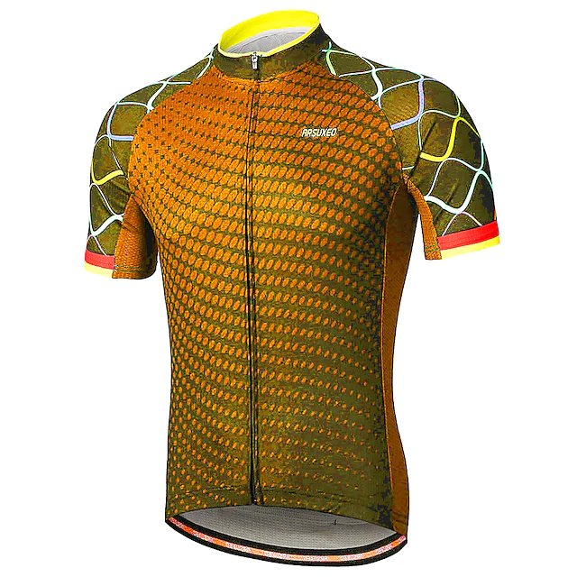 Arsuxeo Men's Short Sleeve Cycling Jersey