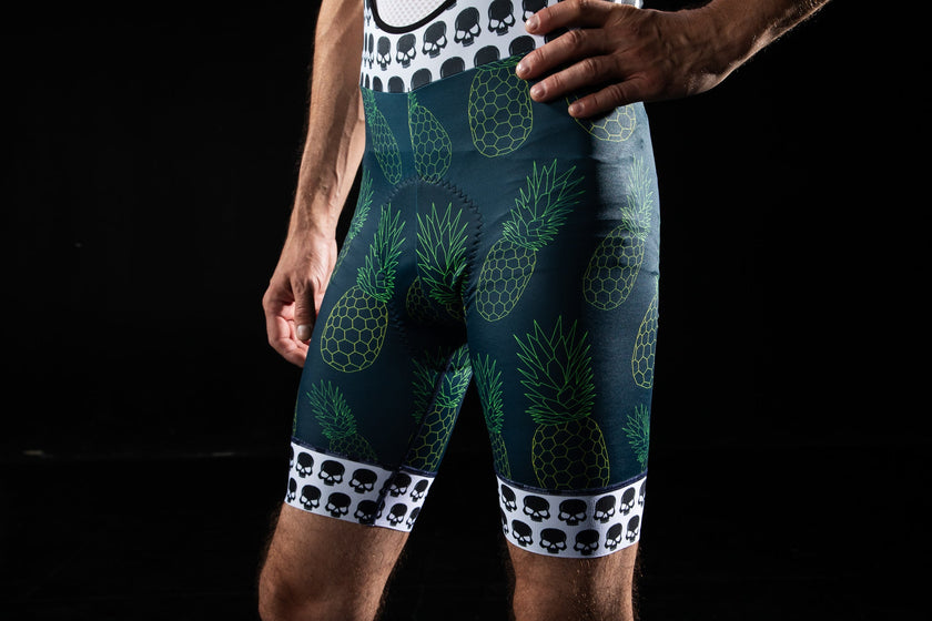 Green Pineapple Cycling Shorts