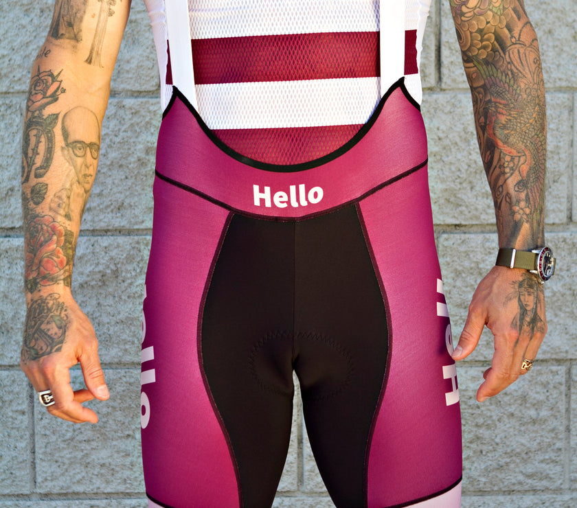 “Hello Pink”Cycling Shorts Quick-drying, Breathable and Comfortable
