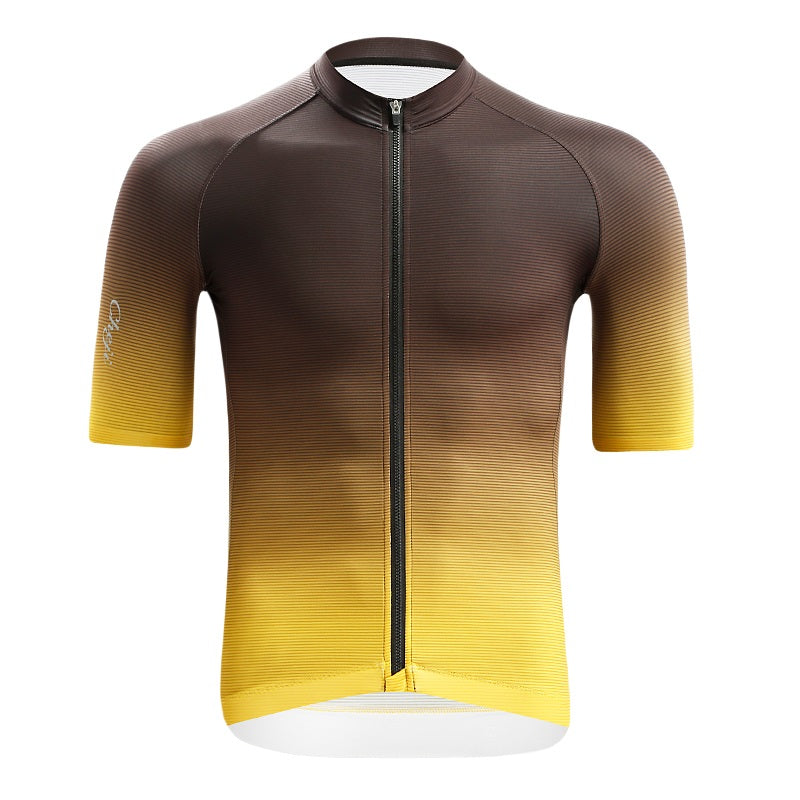 Men's Transitional Color Short Sleeve Cycling Jersey