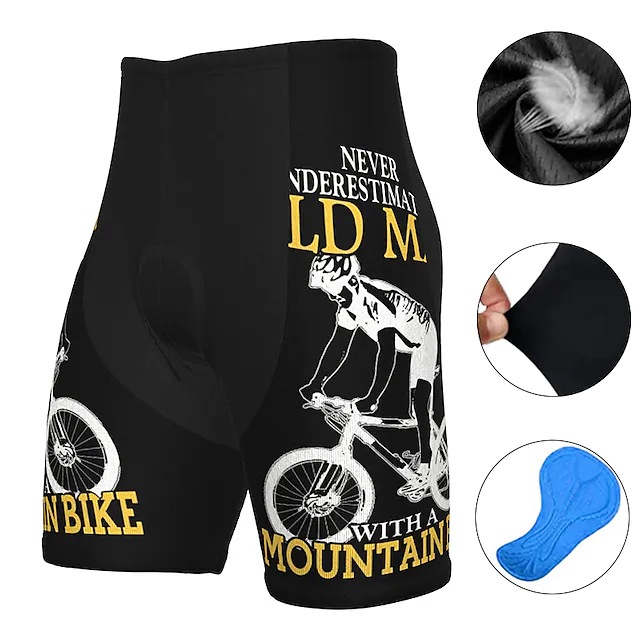 Men's Cycling Shorts Summer Spandex Polyester