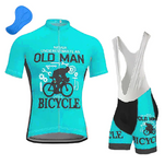 Sunnyriant Old Man Men's Short Sleeve Cycling Jersey