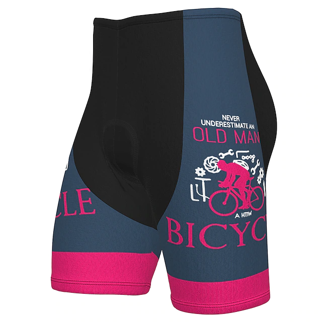 Men's Cycling Shorts Summer Spandex Polyester Bike Shorts Pants Padded Short