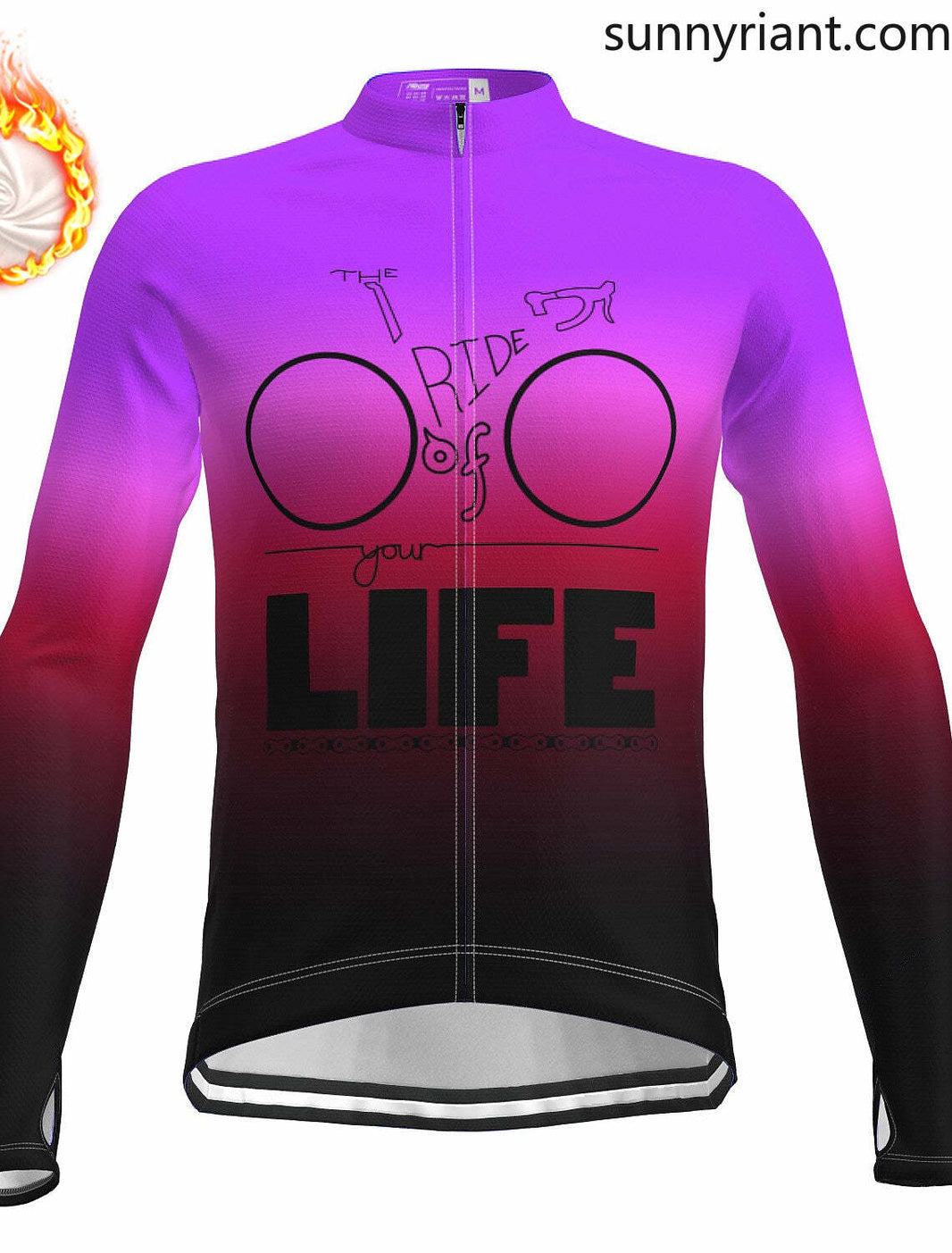 Grams Men's Long Sleeve Cycling Jersey