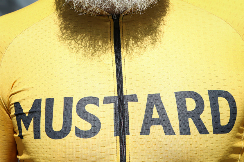 "MUSTARD" Breathable Cycling Jersey Set