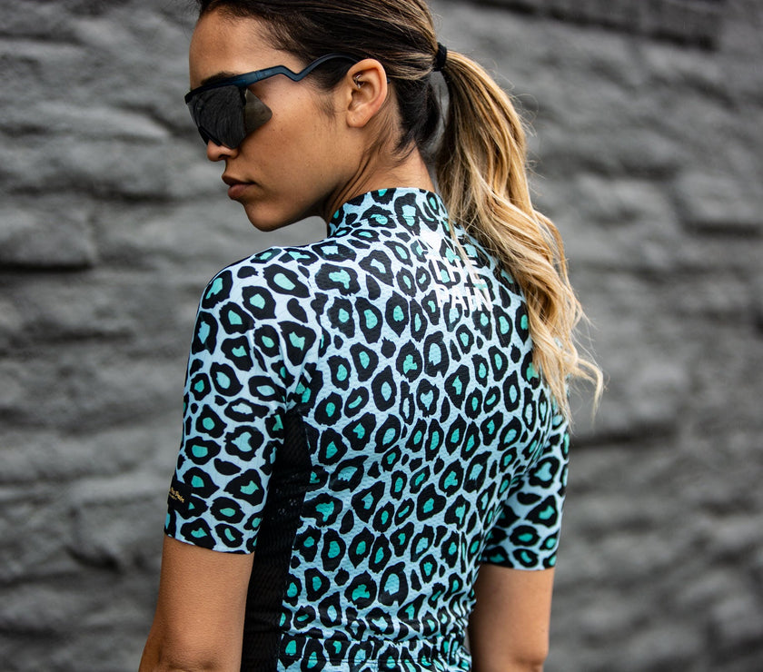 'Blue Cheetah' Collection Women's Cycling Wear