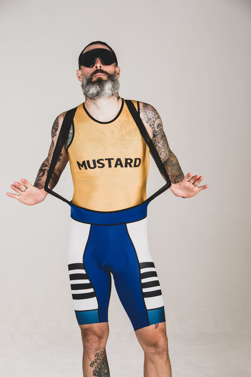 Mustard  Lightweight and Breathable Cycling Two-piece