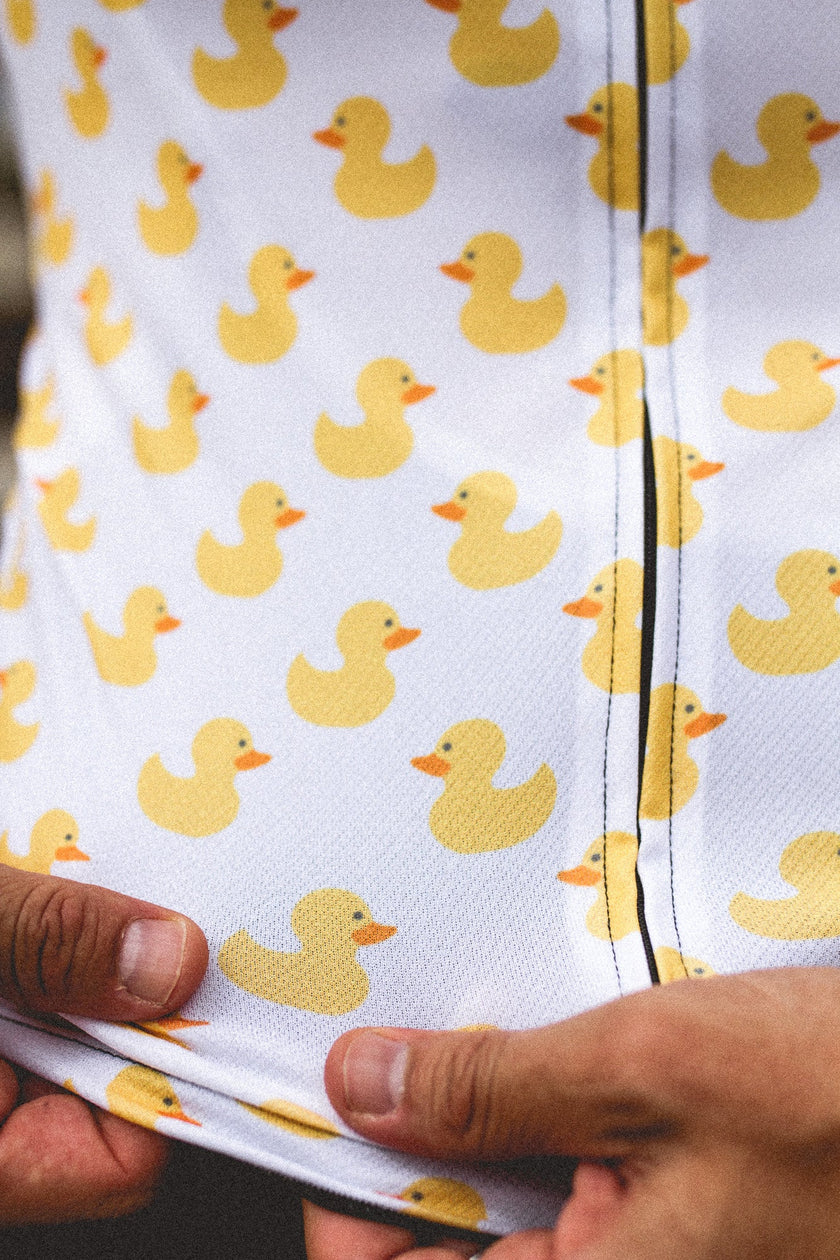 "Rubber Ducky" Cute Little Yellow Duck Thin Quick-drying Jersey
