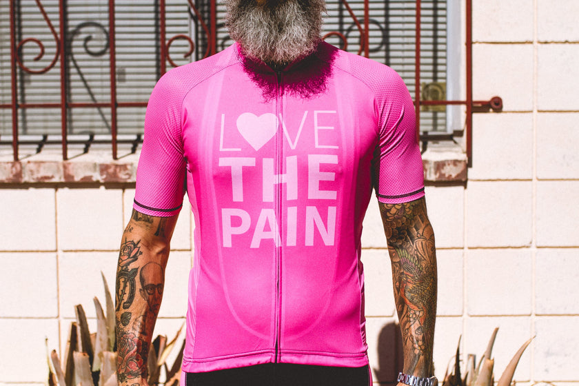 Professional Pink Cycling Jersey Quick-drying and Breathable