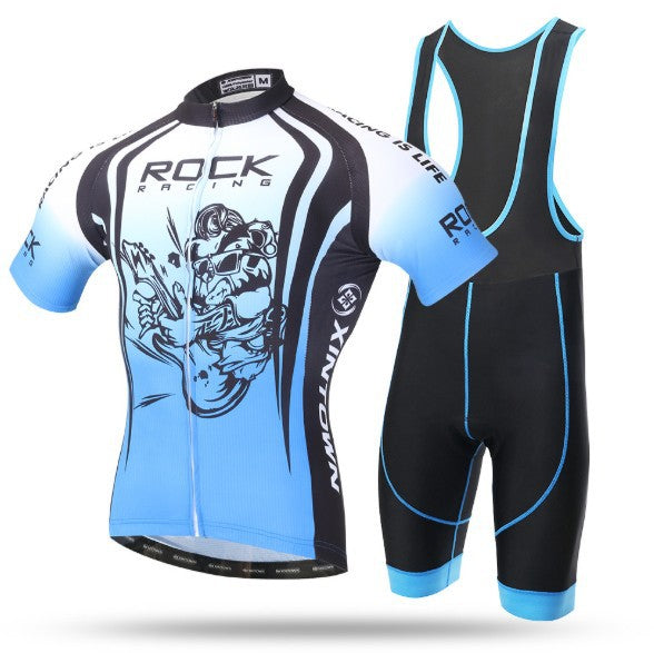 Cycling wear suspenders short-sleeved suit cycling