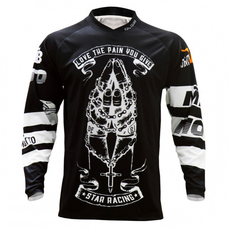 Long Sleeve Fast Drying Downhill Jersey