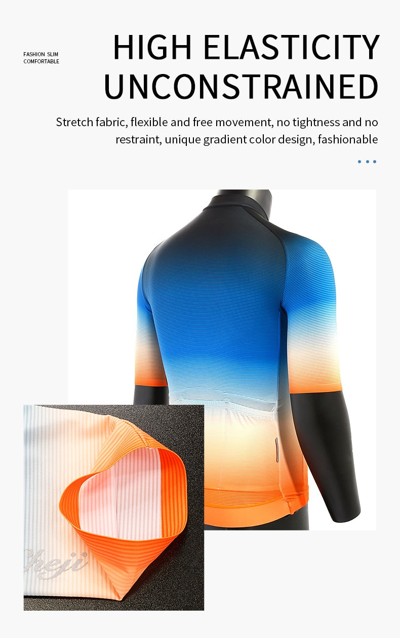 Men Color Blocking Short Sleeve Cycling Jersey