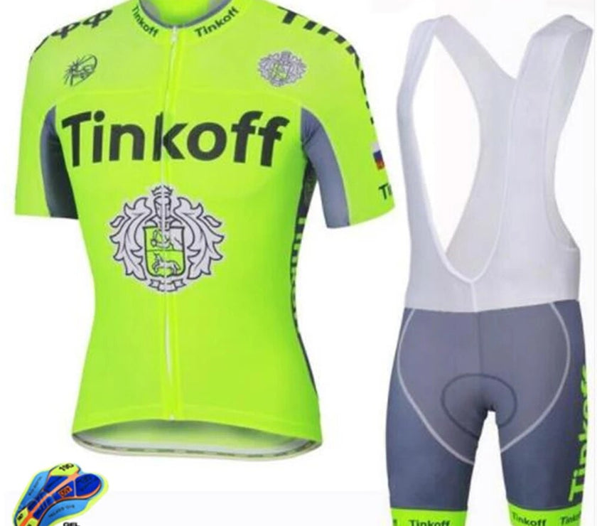 New Saxo Bank Tinkoff Cycling jersey Set Team sportswear