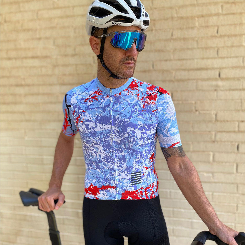 Short Sleeve Men Summer Mountain Bike Cycling Jersey