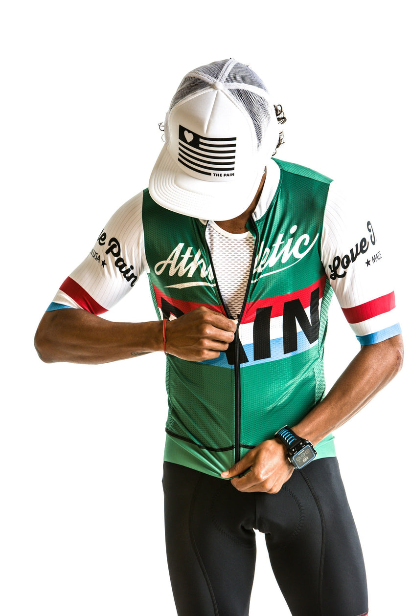 Athletic Colorblock Professional Cycling Jersey