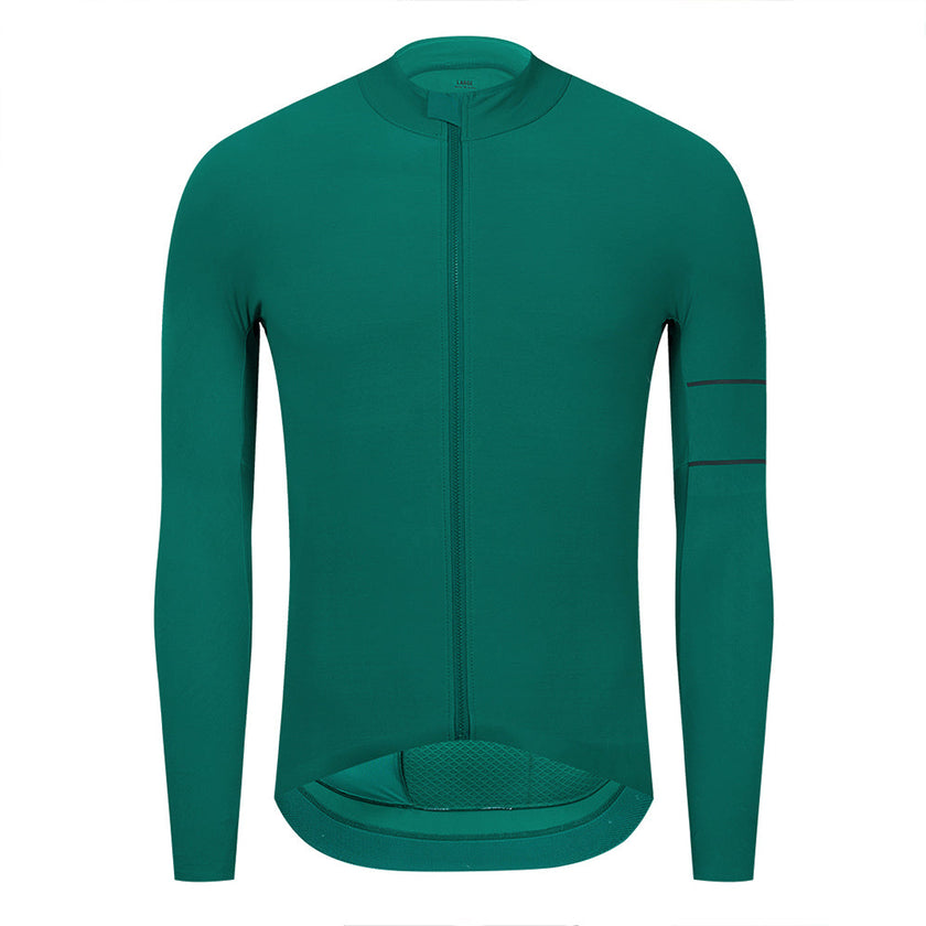 Thermal Fleece Long Sleeve Cycling Jersey 10 Colors