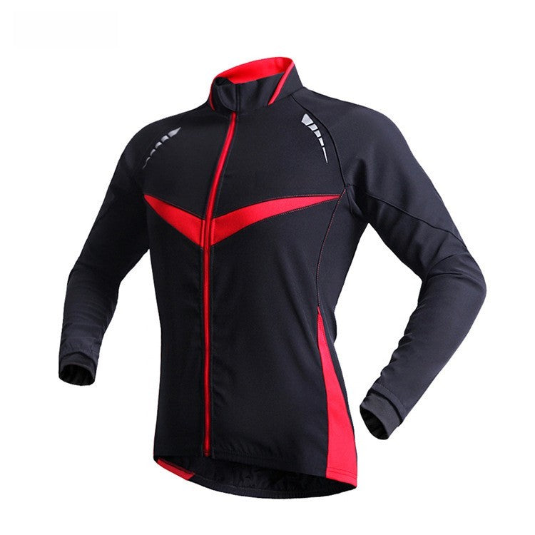 Autumn and Winter Windproof Warm Cycling Jacket