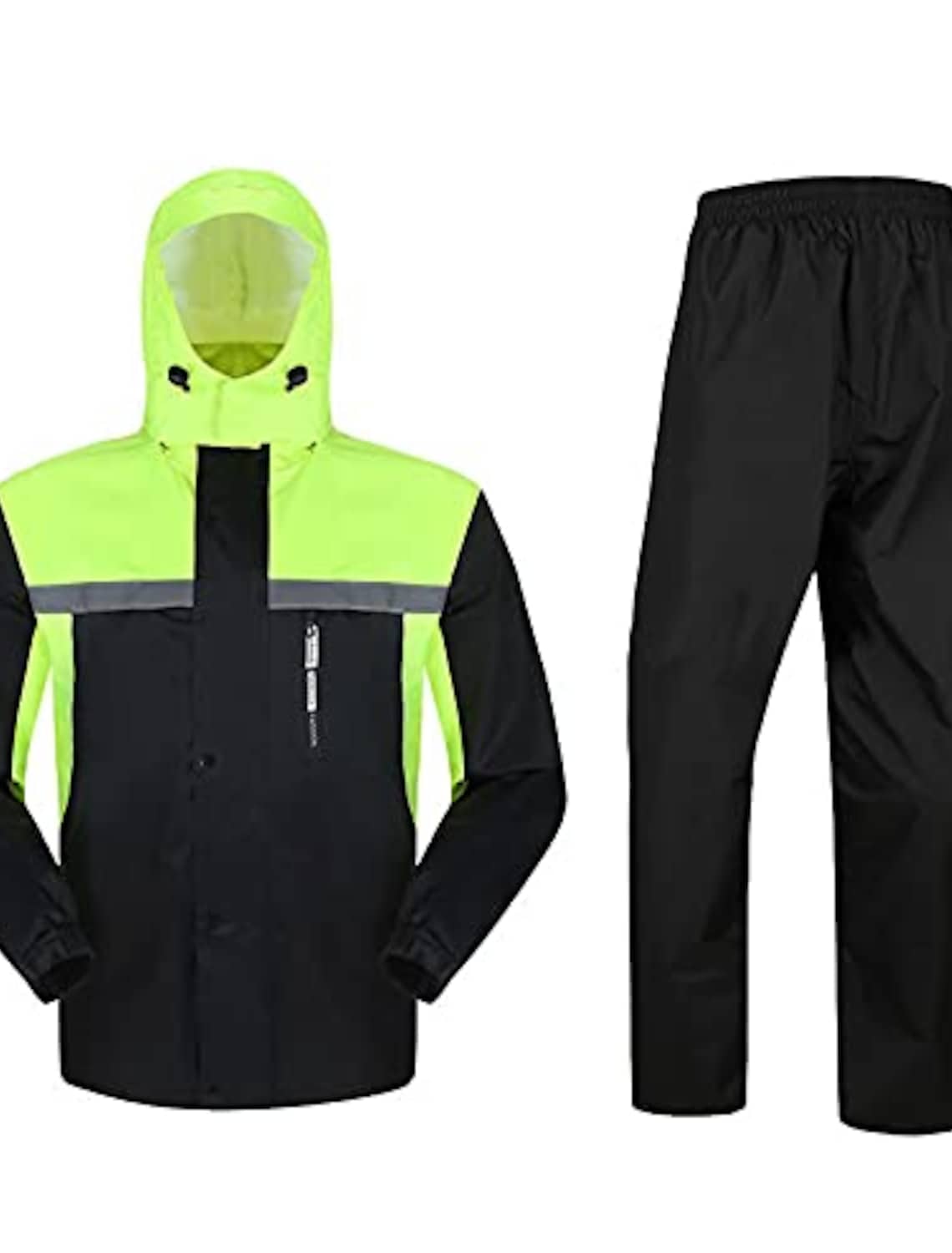 unisex rainsuit waterproof jacket and trousers set hooded fishing