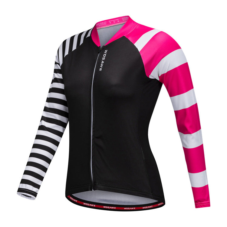 Quick Drying Sun Protection Long Sleeve Cycling Jersey