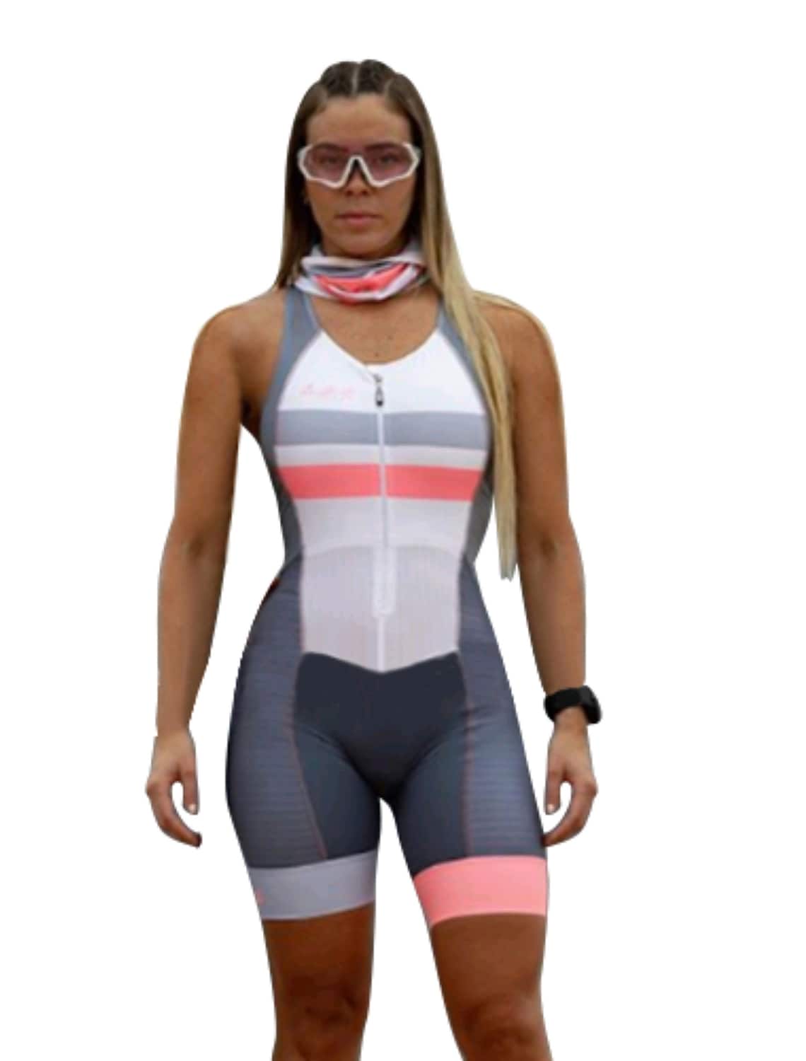 Sleeveless Cycling Jersey with Shorts Triathlon Tri Suit