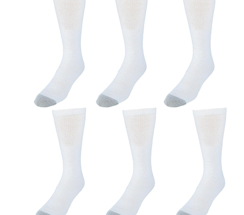 Hanes Men's Over the Calf Tube Socks (6 Pair Pack)