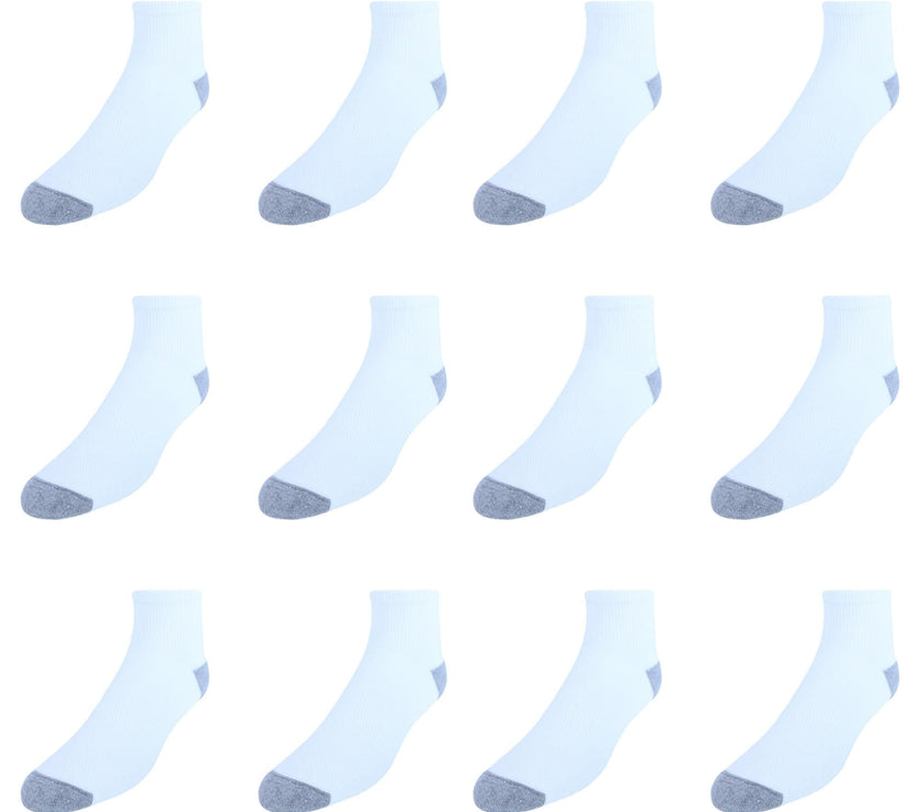 Hanes Men's FreshIQ X-Temp Ankle Socks (12 Pack)