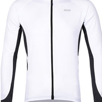 Men's Long Sleeve Cycling Jersey Winter Polyester Dark Grey