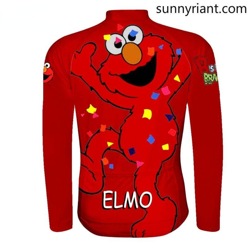 New elmo shirt cycling jersey long sleeve