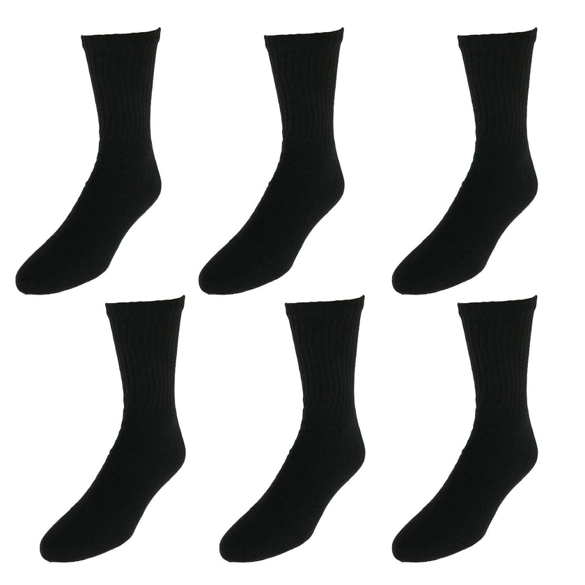 Everlast Men's 6PK Crew Socks