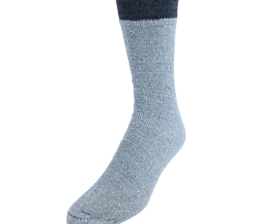 CTM® Men's Merino Wool Boot Crew Socks (3 Pack)