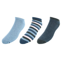 Red White & Crew Men's Striped No Show Socks (3 Pair Pack)