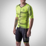 Wattie Ink Team Cycling Jersey Suit Green