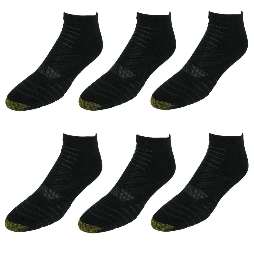 Gold Toe Men's Tech Sport No Show Socks(6 Pair Pack)