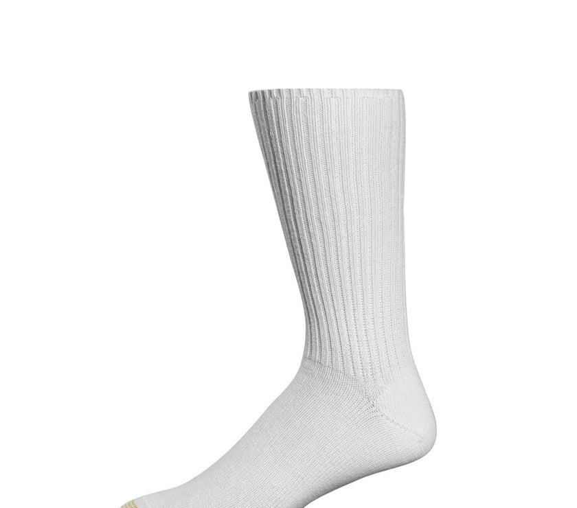 Gold Toe Men's Fluffies Cotton Crew Socks