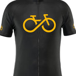 Men's Short Sleeve Cycling Jersey Summer Polyester