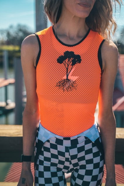 Mesh Breathable Quick Dry Cycling Sleeveless Top