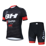 New Team BH Short Sleeve Cycling Jersey Set 19D Pad Pants Suit