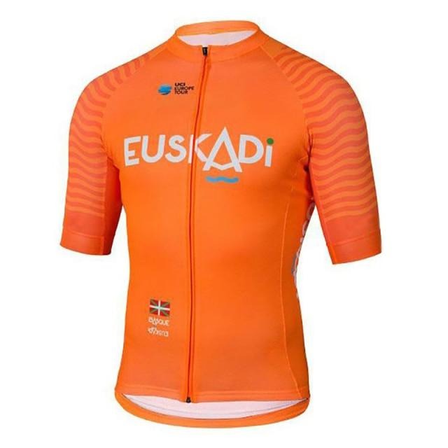 Cycling Clothing New Team EUSKADI Orange Cycling Jersey Bibs Shorts Suit