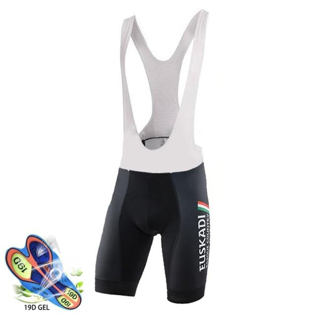 Cycling Clothing New Team EUSKADI Orange Cycling Jersey Bibs Shorts Suit