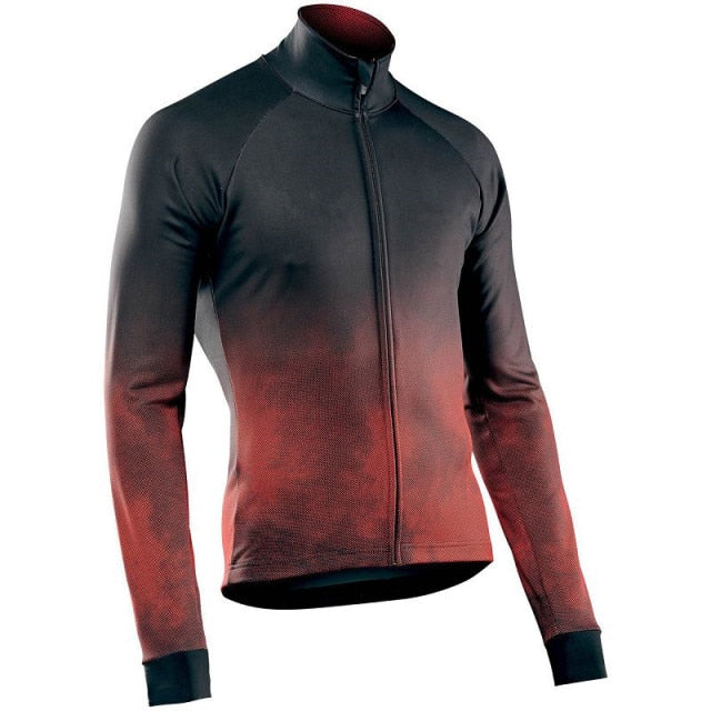 Winter Jacket Thermal Fleece Men Cycling Jersey Clothing