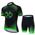Fluorescent green Cycling Jersey Set Summer MTB Cycling Clothing