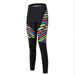 Women's Quick Dry Black Cycling Pants Lycra Bicycle Long Trousers