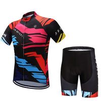 Unisex Short Bicycle Cycling Sets Anti-sweat Contrast Color