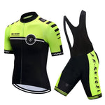 Men Short Bicycle Cycling Sets Quick Dry Bright