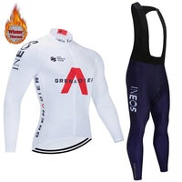 INEOS Grenadier Cycling Wear Winter Cycling Jersey and Shorts Set Thermal