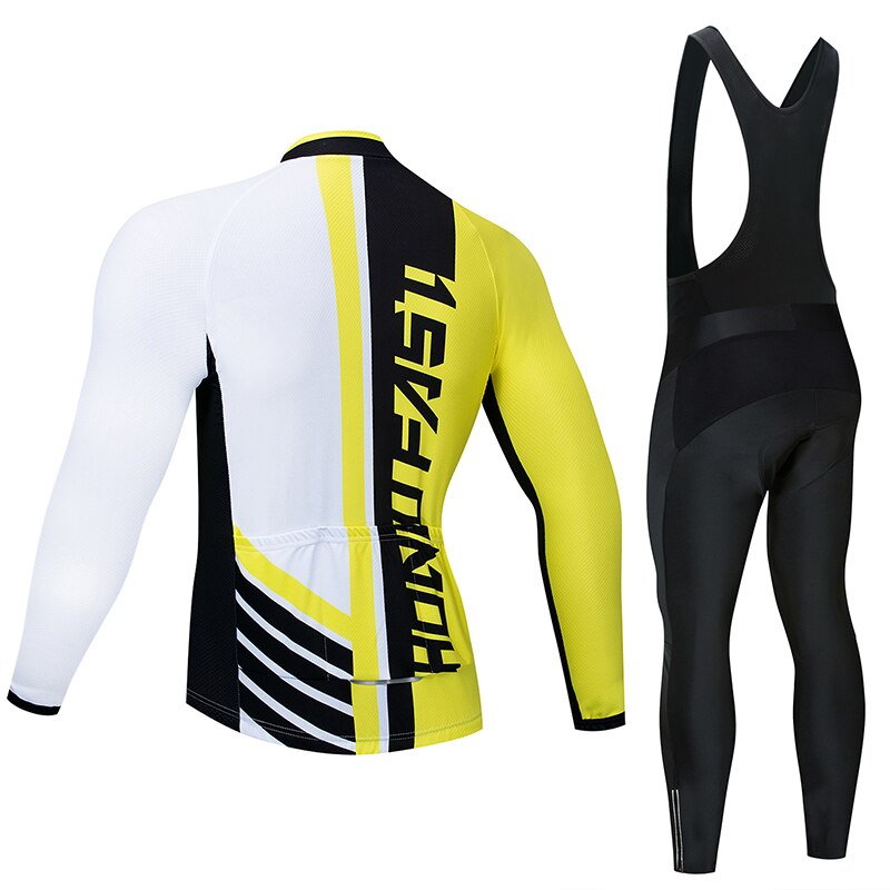 Men Long Sleeve Bicycle Cycling Sets Anti-sweat Ridng Clothing Suits