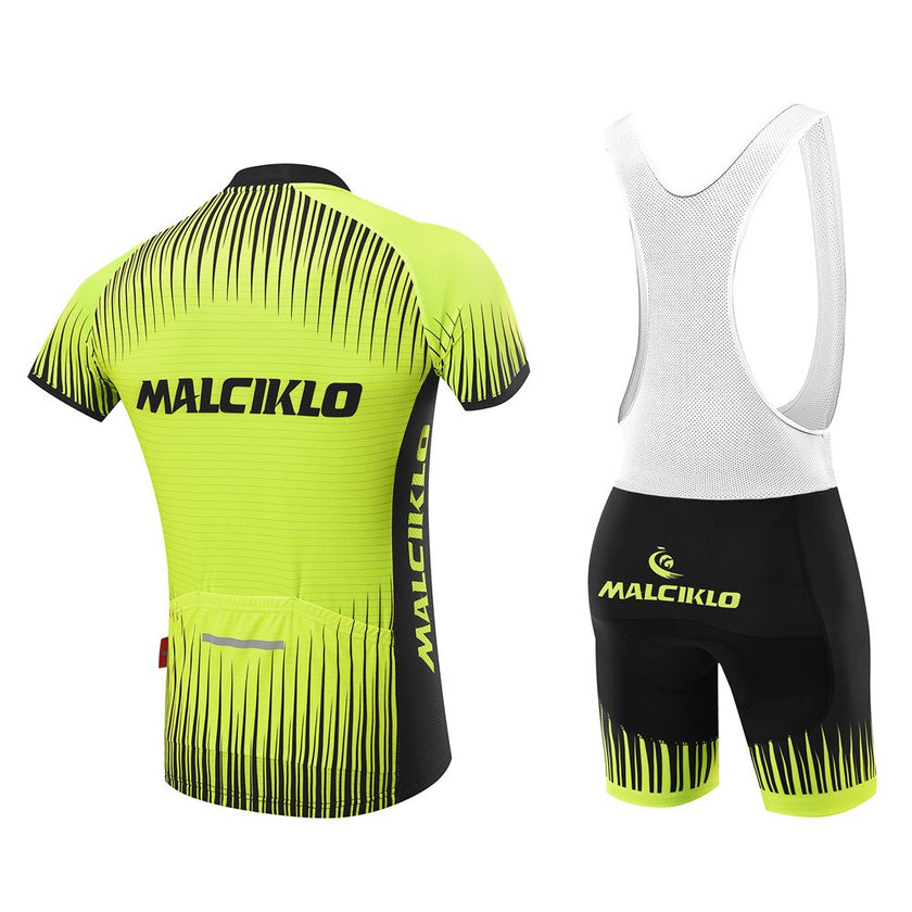 Malciklo Men  Cycling Jersey with Bib