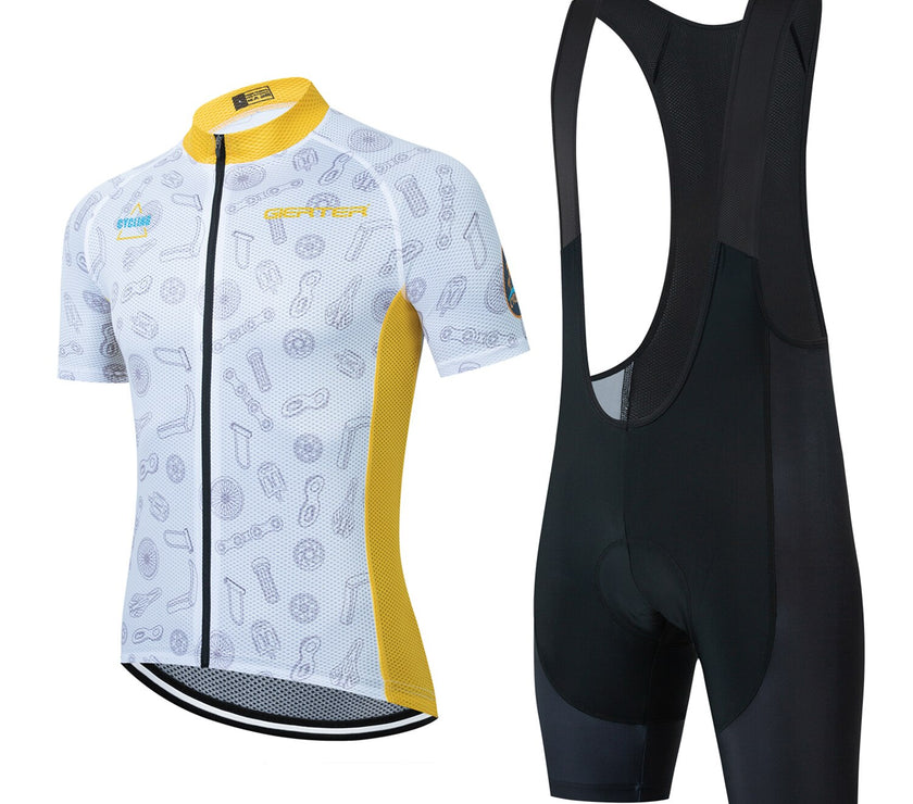 Mens Short Sleeves Cycling JERSEY SUIT