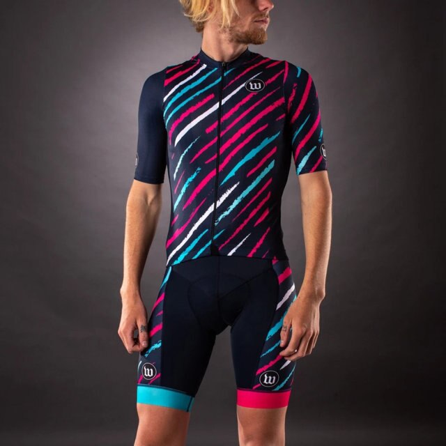 Wattie Ink Team Cycling Jersey Suit Rainbow